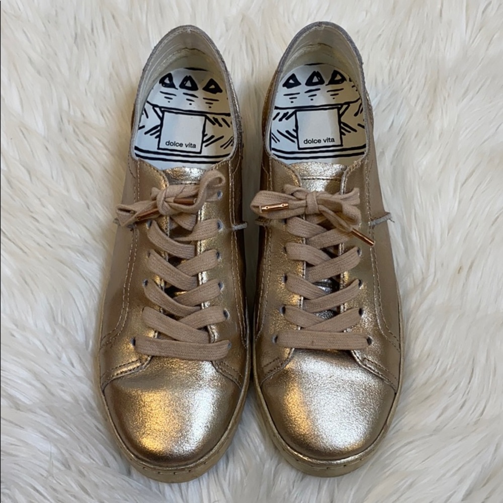 Dolce Vita Rose Gold Sneakers